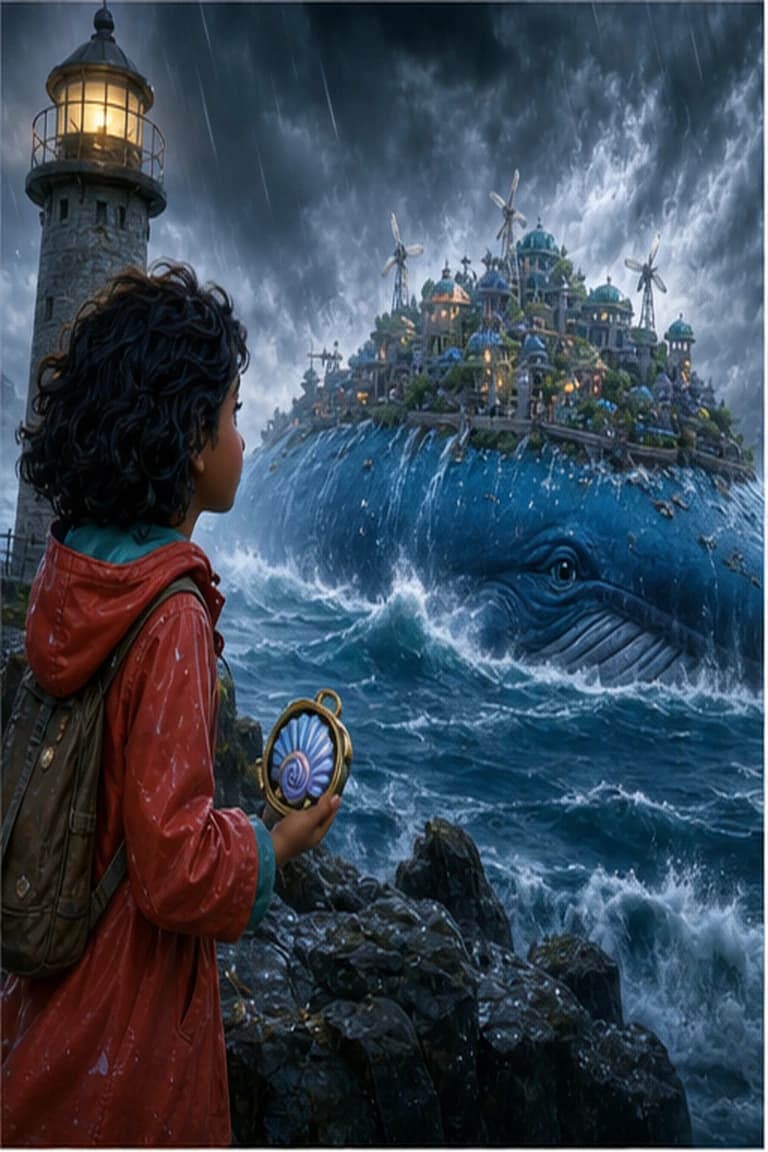 Обложка книги «Ника и город на спине кита»