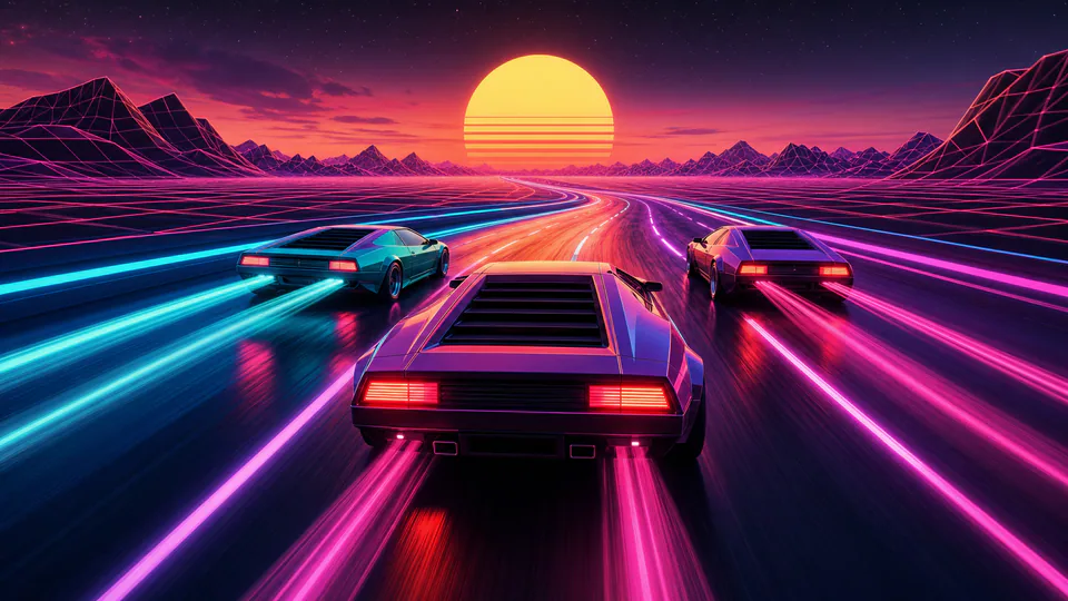 Neon Circuit — промо-арт